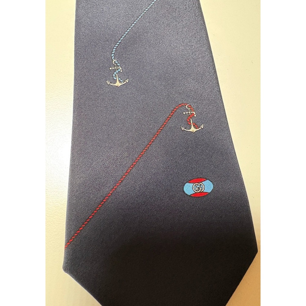 Vintage Gucci Anchor Tie
